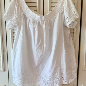 Old Navy Off-the-Shoulder Eyelet Top